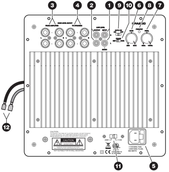 Dayton Audio - SPA250 250W Subwoofer Plate Amplifier Dayton Audio - SPA250 250W Subwoofer Plate Amplifier